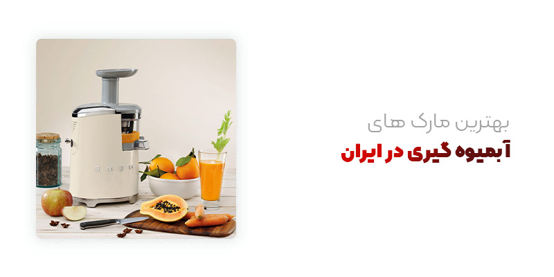 بهترین برندهای آبمیوه گیری در ایران