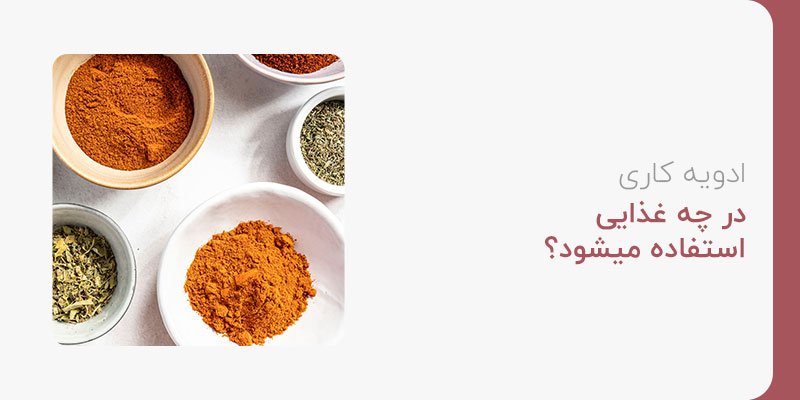 ادویه کاری در چه غذاهایی استفاده میشود؟