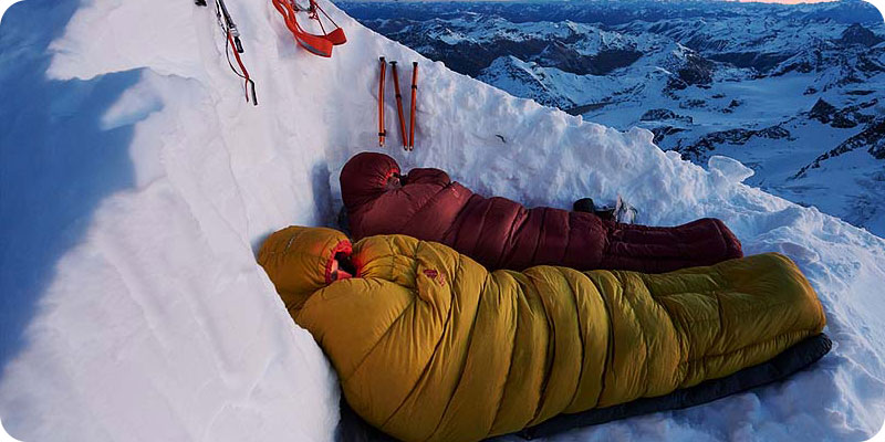 استفاده از کیسه‌خواب مناسب