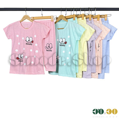 تیشرت وشلوارک55/60چشم دخترانه